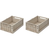 LIEWOOD - Weston Aufbewahrungsbox, 36 x 25 x 13,5 cm, sandy (2er-Set) von LIEWOOD