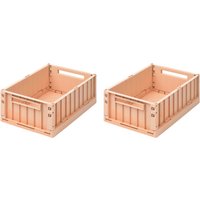 LIEWOOD - Weston Aufbewahrungsbox, 26 x 25 x 13,5 cm, tuscany rose (2er-Set) von LIEWOOD A/S