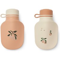 LIEWOOD - Lizzie Smoothieflasche inkl. Löffel, Seashell, peach(2er-Set) von LIEWOOD