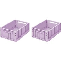 LIEWOOD - Weston Aufbewahrungsbox, 36 x 25 x 13,5 cm, light lavender (2er-Set) von LIEWOOD