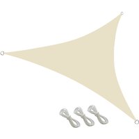 Lifcausal - Decdeal uv resistente Sonnenschatten 10 -Fuß Dreieck Segel Baldachin Gartenpflanze Atmungsbedeckung für Außenterrassen Camping Hinterhof von LIFCAUSAL