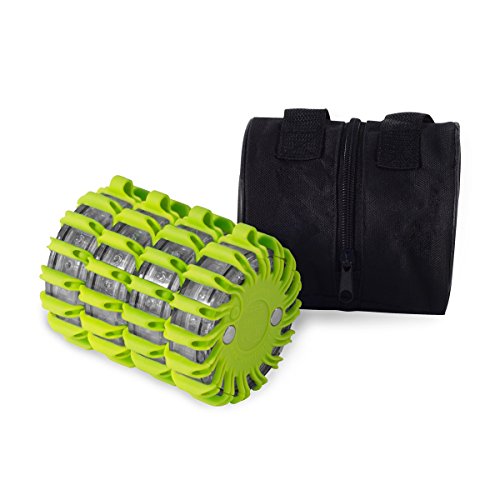 Powerflare LED Signallicht 4er Set grün inkl. Tasche von LIFE IS SIMPLE