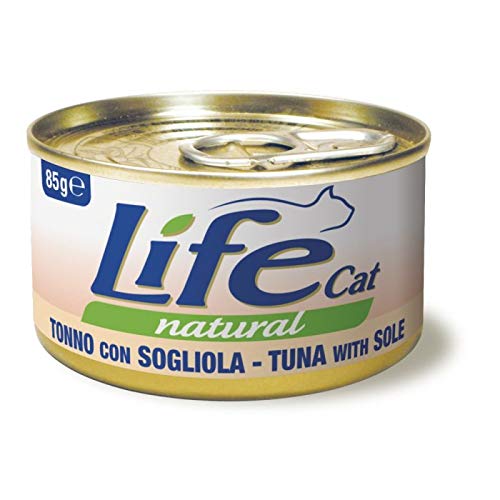Life Cat Natural Thunfisch mit Seezunge, Dose 85g Life Cat Natural Thunfisch mit Seezunge, Dose 85g von Supervim