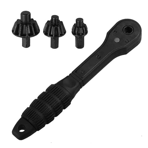 2 in 1 Drill Chuck Ratchet Spanner,2025 New Drill Chuck Ratchet Spanner,Universal Double Head Chuck Key Replacement Tool for Drill,Multi-Function Clamping for Electric Drills Power Tools (1set) von LIFECOSM