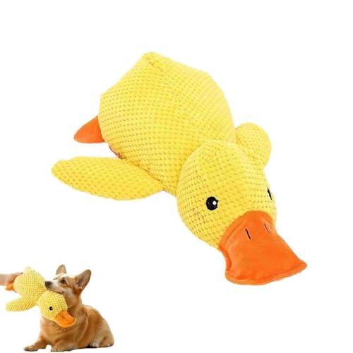 LIFECOSM Biovetmd Duck Toy, Biovetmd Calming Duck Toy, Cute Stuffed Ducks Dog Toys, Dog Toys of The Year, Chew-Resistant & Machine-Washable, for Indoor Play (M:32 * 28 cm) von LIFECOSM