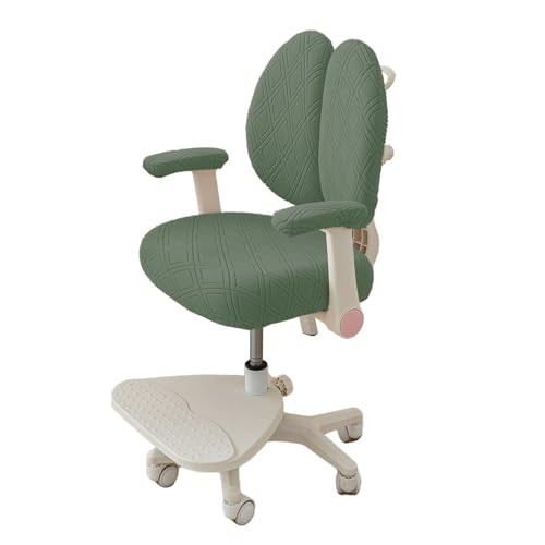 Bürostuhl Bezug Stretch Bezug für Bürostuhl,Elastische Stuhlhussen für Kinderstuhl mit Armlehnen/Stuhlrücken Bezug,Dehnbare Office Stuhlbezug Computer Stuhlbezüge,Abnehmbare,Waschbare,Dunkelgrün Bürostuhl Bezug Stretch Bezug für Bürostuhl,Elastische Stuhlhussen für Kinderstuhl mit Armlehnen/Stuhlrücken Bezug,Dehnbare Office Stuhlbezug Computer Stuhlbezüge,Abnehmbare,Waschbare,Dunkelgrün von LIFEDX