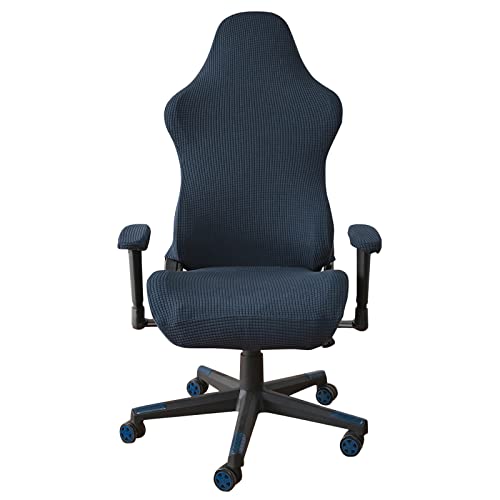 Gaming Stuhl Bezug Gamingstuhl Bezüge 4 Stück,Gaming Stuhlhussen mit Armlehnen/Stuhlrücken Bezug/Bürostuhl Bezug,Dehnbare Abnehmbar Waschbar für Computerstuhl Gamning-Stuhl,Kein Stuhl - Navy Blue Gaming Stuhl Bezug Gamingstuhl Bezüge 4 Stück,Gaming Stuhlhussen mit Armlehnen/Stuhlrücken Bezug/Bürostuhl Bezug,Dehnbare Abnehmbar Waschbar für Computerstuhl Gamning-Stuhl,Kein Stuhl - Navy Blue von LIFEDX