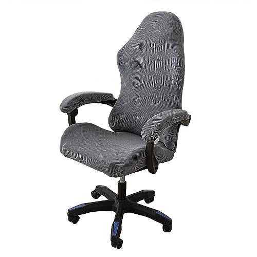 Gaming Stuhl Bezug Gamingstuhl Bezüge 4 Stück,Gaming Stuhlhussen mit Armlehnen/Stuhlrücken Bezug/Bürostuhl Bezug,Gamning-Stuhl Dehnbare Abnehmbar Waschbar für Computerstuhl ,Kein Stuhl - Dark Gray Gaming Stuhl Bezug Gamingstuhl Bezüge 4 Stück,Gaming Stuhlhussen mit Armlehnen/Stuhlrücken Bezug/Bürostuhl Bezug,Gamning-Stuhl Dehnbare Abnehmbar Waschbar für Computerstuhl ,Kein Stuhl - Dark Gray von LIFEDX