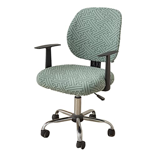 LIFEDX Bürostuhl Bezug Stretch Bezug für Bürostuhl,Elastische Stuhlhussen Spandex Office Computer Stuhlbezüge,Abnehmbare Waschbare für Bürostuhl Stretch Stuhlhussen Bezug-Green||1PC von LIFEDX