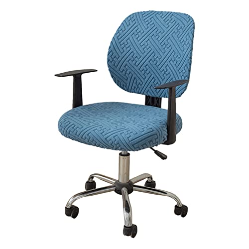 LIFEDX Bürostuhl Bezug Stretch Bezug für Bürostuhl,Elastische Stuhlhussen Spandex Office Computer Stuhlbezüge,Abnehmbare Waschbare für Bürostuhl Stretch Stuhlhussen Bezug-Lake Blue||1PC von LIFEDX