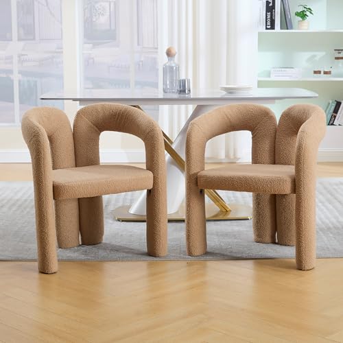LIFEISLE Armlehnstuhl 2er Set M-Form Esszimmerstühle Polsterstuhl, Besucherstuhl für Esszimmer, Wohnzimmer, Büro, Schlafzimmer, Wartezimmer, Lobbys, Teddy Camel LIFEISLE Armlehnstuhl 2er Set M-Form Esszimmerstühle Polsterstuhl, Besucherstuhl für Esszimmer, Wohnzimmer, Büro, Schlafzimmer, Wartezimmer, Lobbys, Teddy Camel von LIFEISLE