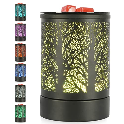 Elektrische Duftlampe, Elektrische Wachsschmelzbrenner Aroma Diffuser Elektrisch Teelicht Duftöl Lampe Duftlampe Wachs Elektrisch Ölbrenner-Diffusor mit 7 Farbverläufen Elektrische Duftlampe, Elektrische Wachsschmelzbrenner Aroma Diffuser Elektrisch Teelicht Duftöl Lampe Duftlampe Wachs Elektrisch Ölbrenner-Diffusor mit 7 Farbverläufen von LIFEJXWEN
