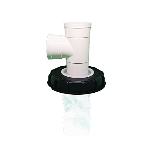 LIFEJXWEN IBC Deckelfilter IBC Tankzubehör Filterdeckel aus Nylon 165 mm mit Deckel Oberer Tonfass Netzfilter für Regenwassertank IBC (02) von LIFEJXWEN