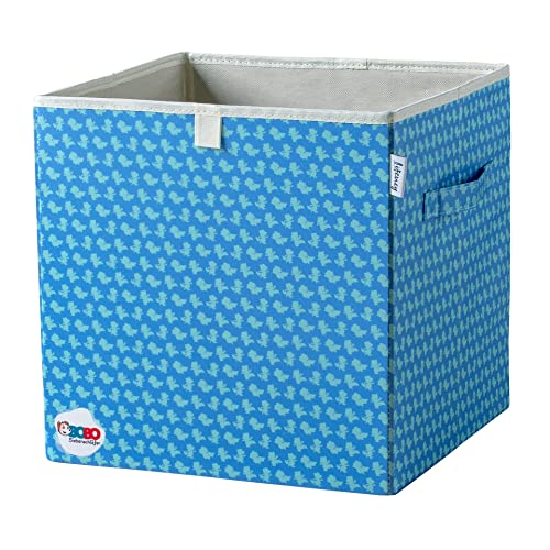 LIFENEY meets Bobo Siebenschläfer Aufbewahrungsbox mit Streuprint für Kinder – Box mit dem beliebten Siebenschläfer zum Verstauen von Spielzeug – 33 x 33 x 33 cm passend für klassische Würfelregale von LIFENEY