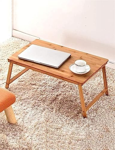 LIFENGFF Computertisch, zusammenklappbar, Bambus, Laptop-Schreibtisch, fauler, minimalistischer Schlafsaal-Schreibtisch, Kleiner Arbeitstisch von LIFENGFF