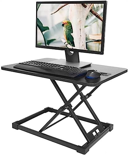 LIFENGFF Gaming-Computertisch, einfacher höhenverstellbarer Schreibtisch, Sitz-/Stehtisch, Dual-Use-Schreibtisch, Faltbarer Riser, Laptop-Ständer, Monitorhalterung von LIFENGFF