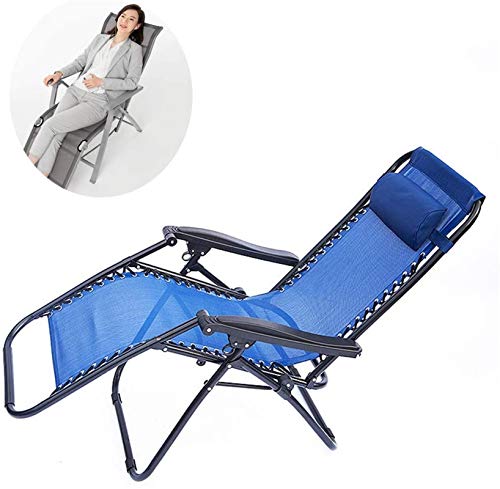 LIFENGFF Leichter, klappbarer, gepolsterter Strandstuhl, Sonnenliege, Bett, für Garten und Camping im Freien von LIFENGFF