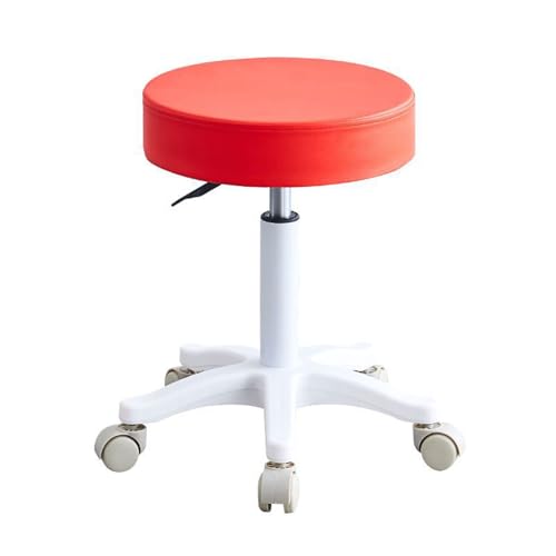 LIFENGFF Rollbarer Salonhocker, PU-Leder, drehbar, verstellbar, Kosmetikhocker mit Rädern, runder Salonstuhl mit Rädern für die Arbeit, Zuhause, SPA, Geschäft, Zeichnen, Nagelunterricht LIFENGFF Rollbarer Salonhocker, PU-Leder, drehbar, verstellbar, Kosmetikhocker mit Rädern, runder Salonstuhl mit Rädern für die Arbeit, Zuhause, SPA, Geschäft, Zeichnen, Nagelunterricht von LIFENGFF