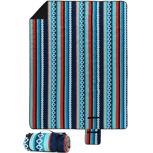 LIFERUN 200x300cm Maschinenwaschbar XXL Picknickdecke – Extra Groß Faltbare Picknick Blanket für bis zu 14 Personen, Stranddecke & Campingdecke mit Tragegriff, Grün Gestreift LIFERUN 200x300cm Maschinenwaschbar XXL Picknickdecke – Extra Groß Faltbare Picknick Blanket für bis zu 14 Personen, Stranddecke & Campingdecke mit Tragegriff, Grün Gestreift von LIFERUN