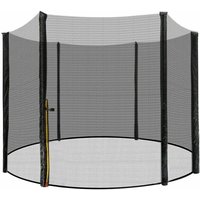 Sicherheitsnetze für Trampoline Trampolin Netz Ersatz Sicherheitsnetz für ř 244cm Trampolin Gartentrampolin Ersatznetz Fangnetz, 6 Pfosten - Liferun von LIFERUN