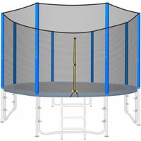 Trampolin Ersatznetz, Gartentrampolin, UV-beständiges Ersatznetz, rundes Schutznetz für Gartentrampolin Ø366 cm, geeignet für 8 Stangen - Liferun von LIFERUN