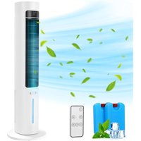 Turmventilator Aroma-Funktion Wasserkühlung Ventilator mit Eiskristallbox Fernbedienung 6.5 m/s 3 Geschwindigkeiten 4 Modi 12 Timer 50° Oszillation von LIFERUN