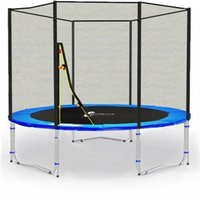 LS-T185-PA6 (b) Lifestyle Proaktiv Garten- Trampolin 185 cm - 6ft - Geprüft - Blau von LIFESTYLE PROAKTIV