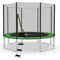 LifeStyle Classico Trampolin mit Netz außen - LS-C305-G - ø 305cm - Grün von LIFESTYLE PROAKTIV