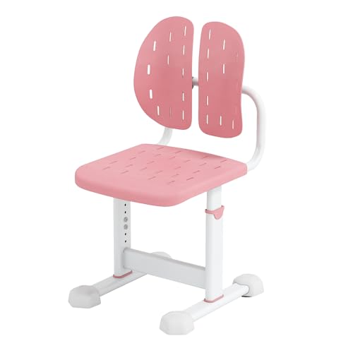 LIFEZEAL Kinder Schreibtischstuhl, Höhenverstellbarer Kinderstuhl mit doppelter Rückenlehne, Lernstuhl ergonomisch mit atmungsaktivem Sitz, Computerstuhl ohne Armlehnen für Kinder ab 3 Jahren (Rosa) LIFEZEAL Kinder Schreibtischstuhl, Höhenverstellbarer Kinderstuhl mit doppelter Rückenlehne, Lernstuhl ergonomisch mit atmungsaktivem Sitz, Computerstuhl ohne Armlehnen für Kinder ab 3 Jahren (Rosa) von LIFEZEAL