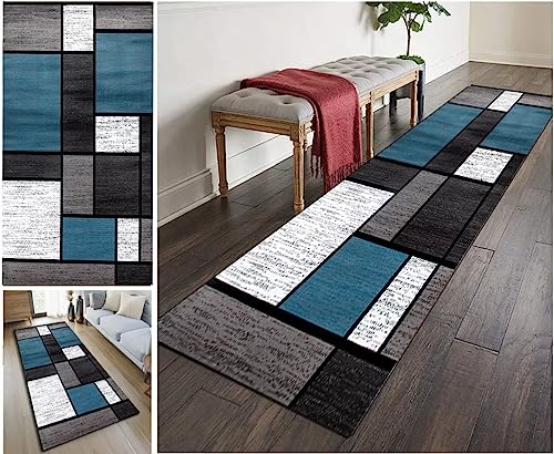 LIFFMallJC Teppich Läufer Flur Küche rutschfest 3D Waschbar 80X600CM Korridor Teppich,Teppichläufer Kücheläufer Polyester Anpassbar von LIFFMallJC
