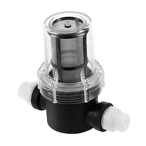 LIFKICH Line Wasserfilter Mesh Aus Edelstahl Vorfilter Für Hauswasserwerk Transparentes Design Für Garten Und Reinigungsmaschinen Inklusive Verbindungsstücken von LIFKICH