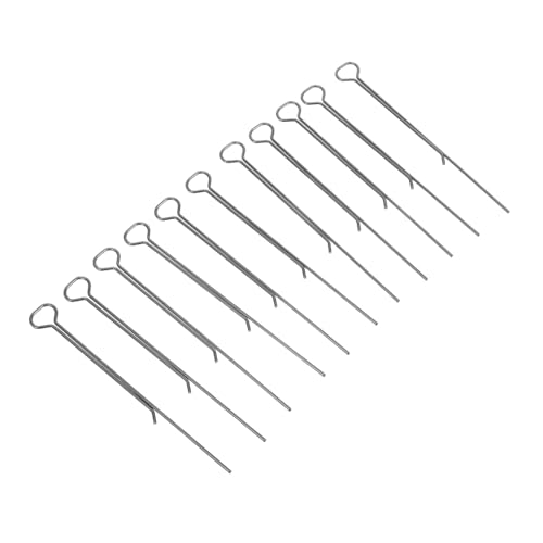 LIFKICH 10 Stück Teiliges Kerzenwick Fixierungswerkzeuge mit Dochtzentrierung für DIY Kerzenherstellung Langlebiger Halter aus Stabilem Metall für Einheitliche Flammen und Optimale von LIFKICH