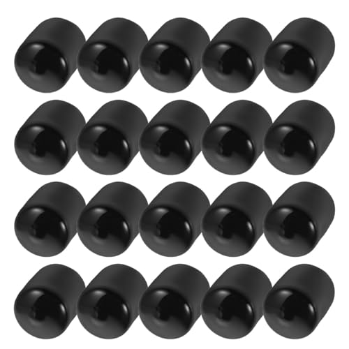LIFKICH 100 Stück PVC Schraubenschutzkappen Rundes Gummi endstück Innen ø Witterungsbeständig Isolierend Schnelle Montage Schutz für Metallrohre Pfosten Schwarz LIFKICH 100 Stück PVC Schraubenschutzkappen Rundes Gummi endstück Innen ø Witterungsbeständig Isolierend Schnelle Montage Schutz für Metallrohre Pfosten Schwarz von LIFKICH