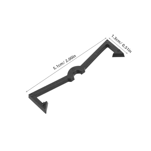LIFKICH 100 Stück Schwarze Pegboard Haken Clips zur Sicheren Befestigung Kompatibel mit Lochabstand Stabile Halterung für Wandtafeln Einfache und Schnelle Montage für Garage Zuhause und von LIFKICH