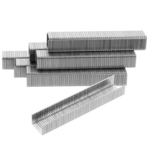 LIFKICH 1000 Stück U förmige Kleine Pneumatische Heftklammern für Holzbearbeitung Starke Langlebige Tackerklammern für Polster und Einfache Anwendung Rostfreies Material LIFKICH 1000 Stück U förmige Kleine Pneumatische Heftklammern für Holzbearbeitung Starke Langlebige Tackerklammern für Polster und Einfache Anwendung Rostfreies Material von LIFKICH