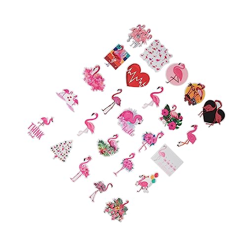 LIFKICH 100Stücke Flamingo DIY Aufkleber Lustige Graffiti Aufkleber für Wasserbecher Scrapbook Selbstklebende Tiere Sticker für Kreative Projekte von LIFKICH