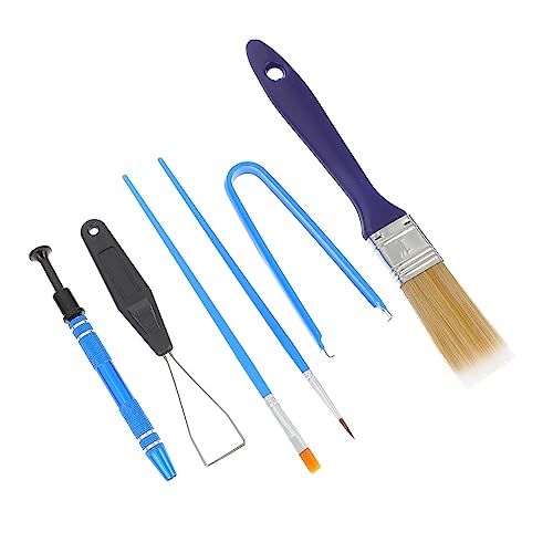 LIFKICH 1Satz Key Cap Puller Reinigungsset für Mechanische Tastaturen Elektronikreinigung Schlüsselkappen Entferner Schmierstift Reinigungspinsel für PC Gaming von LIFKICH