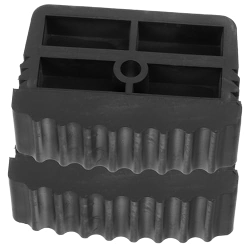 LIFKICH 2 Stück Leiterfußschutz Antirutsch Abdeckungen Verstärkte Rutschfeste Leiterfüße mit Großer Auflagefläche Einfache Montage Ersatz für Verschlissene Trittleiterfüße Kompatibel für von LIFKICH