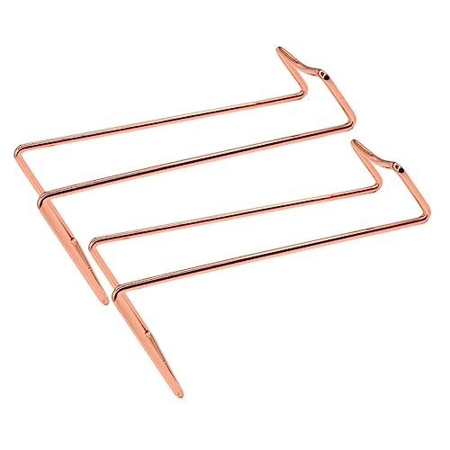 LIFKICH 2 Stück Metall Weinflaschenhalter Stilvoller Rosegoldener Weinständer Kompakter Tisch Flaschenhalter für Weinliebhaber Modernes Design Glatte Kanten Dekoratives Flaschenregal für LIFKICH 2 Stück Metall Weinflaschenhalter Stilvoller Rosegoldener Weinständer Kompakter Tisch Flaschenhalter für Weinliebhaber Modernes Design Glatte Kanten Dekoratives Flaschenregal für von LIFKICH