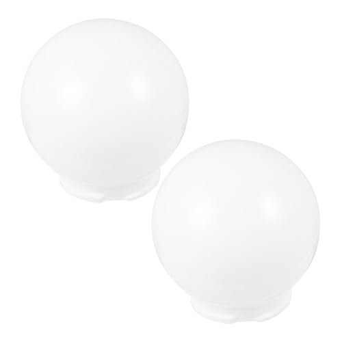 LIFKICH 2 Stück Milchweiße Kugel lampenschirme aus Acryl Wetterfeste Outdoor Lichtabdeckung Schützende Lampenabdeckungen für Gartenlaternen Installieren Dekorative Ersatzlampenhauben LIFKICH 2 Stück Milchweiße Kugel lampenschirme aus Acryl Wetterfeste Outdoor Lichtabdeckung Schützende Lampenabdeckungen für Gartenlaternen Installieren Dekorative Ersatzlampenhauben von LIFKICH