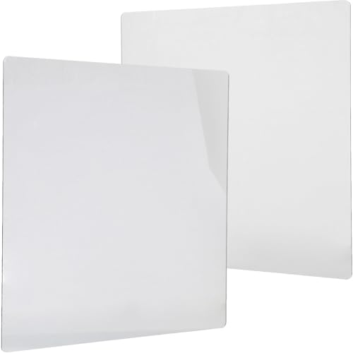 LIFKICH 2 Stück Selbstklebender Spiegel Bruchsicherer Wandspiegel für Schlafzimmer Bad Selbsthaftende Flexible Dekoration ohne Bohren Modernes Design von LIFKICH