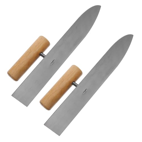 LIFKICH 2 Stück Teiliges Trockenbau spachtelset aus Robustem Stahl Leicht und Tragbar zum Glätten Verputzen und Formen von Wandplatten Praktisches Werkzeug für Heimwerker und Profis von LIFKICH