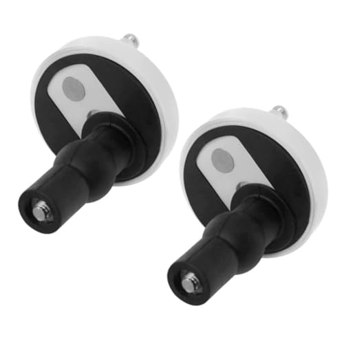 LIFKICH 2 Stück Toilettenreparaturset Toilettensitzbefestigungen Toilettensitzscharniere Matten Befestigungsschraubensatz Für Toilettensitze Wc Befestigungsschrauben Rostfreier Stahl Weiß von LIFKICH