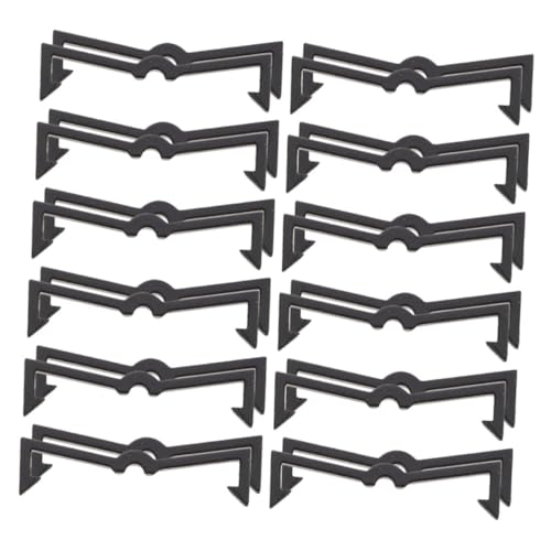 LIFKICH 250 Stück Pegboard Clip Schwarz Kunststoff Haken Fixierer Organizer Für Pegboard System Werkstatt Küche Büro Zubehör von LIFKICH