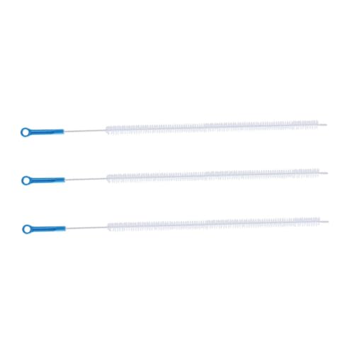LIFKICH 3 Stück Teiliges Flexibles Rohrreinigungsbürsten mit Nylonspirale für Waschbecken und Abfluss Effektiver Haar und Schmutzentferner für Verstopfte Wasserleitungen von LIFKICH