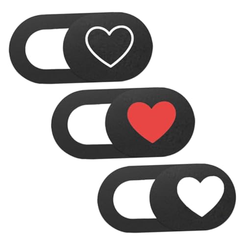 LIFKICH Webcam-Abdeckung Mit Herzmuster Folie Für Home-Office-Laptop Sichtschutz Objektivblocker 3 Stück LIFKICH Webcam-Abdeckung Mit Herzmuster Folie Für Home-Office-Laptop Sichtschutz Objektivblocker 3 Stück von LIFKICH
