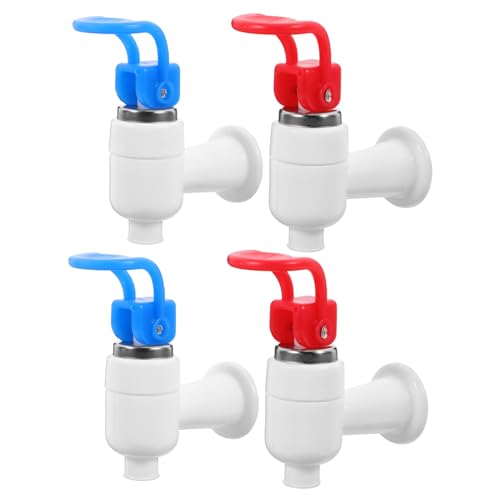 LIFKICH 4 Stück Teiliges Wasserhahn Set mit Handdruck für Wasserspender und Regentonnen mit Gutem Dichtungsdesign und Einfacher Installation Leise im Gebrauch von LIFKICH
