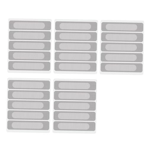 LIFKICH 5 Blätter Selbstklebendes Fiberglas Reparaturband Mesh Sticker Wasserdichtes Fliegengitter Reparaturset für Türen Fenster Risse Patch Tape Langlebig Reißfest Atmungsaktiv von LIFKICH