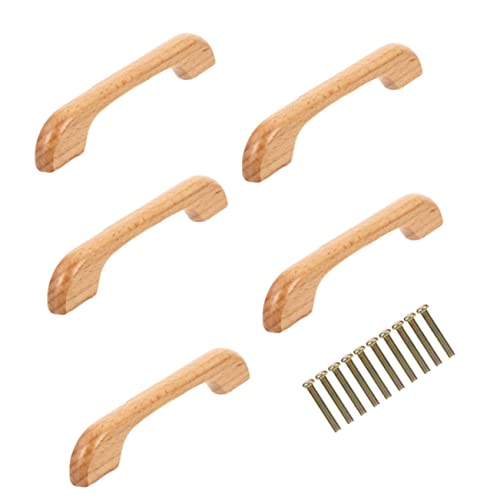 LIFKICH 5 Stück Teiliges Holzgriff für Möbel Doppelloch Design Geeignet für Schränke Nachttische Hochwertigem Leichtem und Langlebigem Holz Polierte Oberfläche für Angenehmes Gefühl LIFKICH 5 Stück Teiliges Holzgriff für Möbel Doppelloch Design Geeignet für Schränke Nachttische Hochwertigem Leichtem und Langlebigem Holz Polierte Oberfläche für Angenehmes Gefühl von LIFKICH