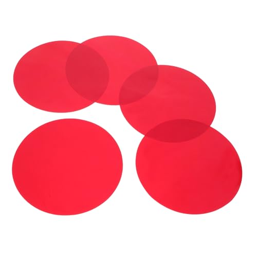 LIFKICH 5 Stück Teiliges Selbstklebender Lichtfilterfolie Rot Transparenter Farbwechsel Film für LED Spots Hoher Lichtdurchlass Langlebig für Esszimmer und Partybeleuchtung LIFKICH 5 Stück Teiliges Selbstklebender Lichtfilterfolie Rot Transparenter Farbwechsel Film für LED Spots Hoher Lichtdurchlass Langlebig für Esszimmer und Partybeleuchtung von LIFKICH